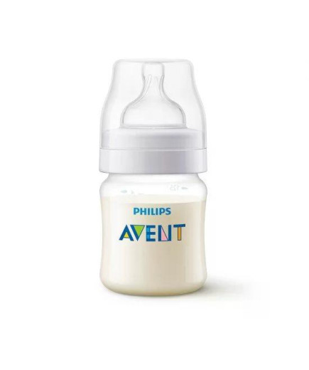Шише за хранене Anti-Colic 125 мл, с биберон със сила на потока 1, 0м+ Philips AVENT SCY100/01