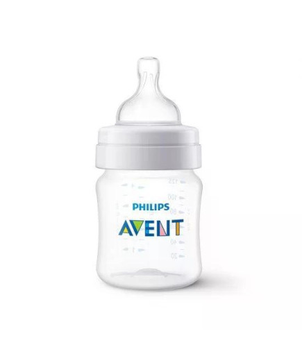 Шише за хранене Anti-Colic 125 мл, с биберон със сила на потока 1, 0м+ Philips AVENT SCY100/01