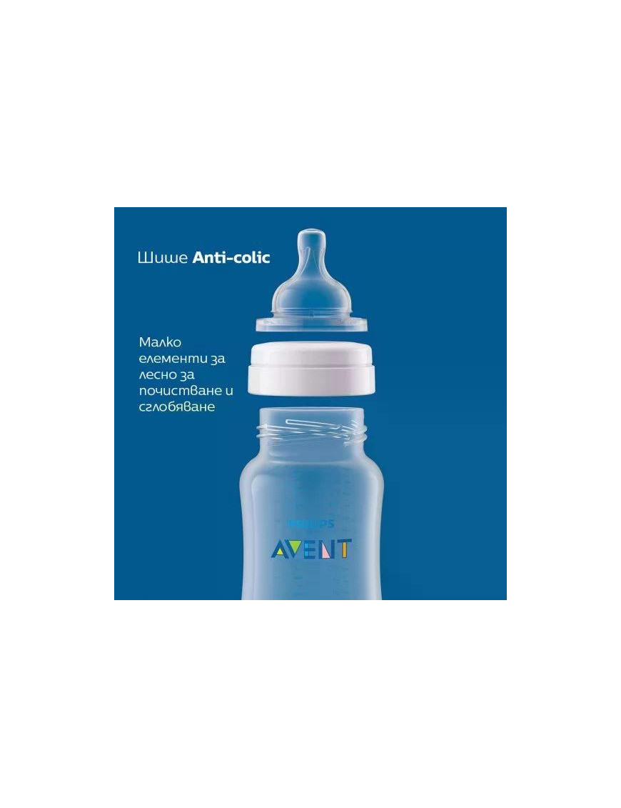 Шише за хранене Anti-Colic 260 мл, с биберон...