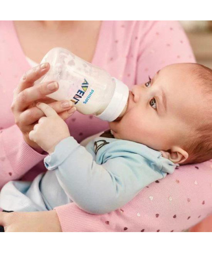 Шише за хранене Anti-Colic 330 мл, с биберон със сила на потока 3, 3м+ Philips AVENT SCY106/01
