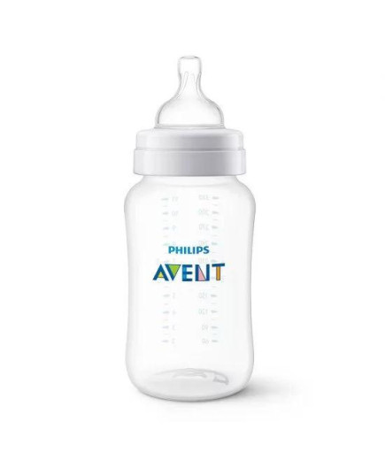 Шише за хранене Anti-Colic 330 мл, с биберон със сила на потока 3, 3м+ Philips AVENT SCY106/01