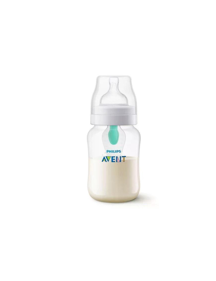 Шише за хранене Anti-colic 260 мл, 1м+ с анти-колик клапа AirFree, Philips AVENT SCF813/14