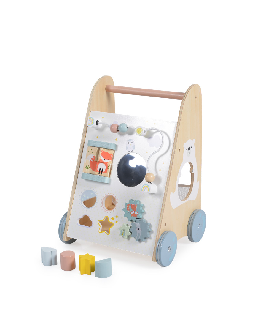 Дървена играчка за прохождане 2145