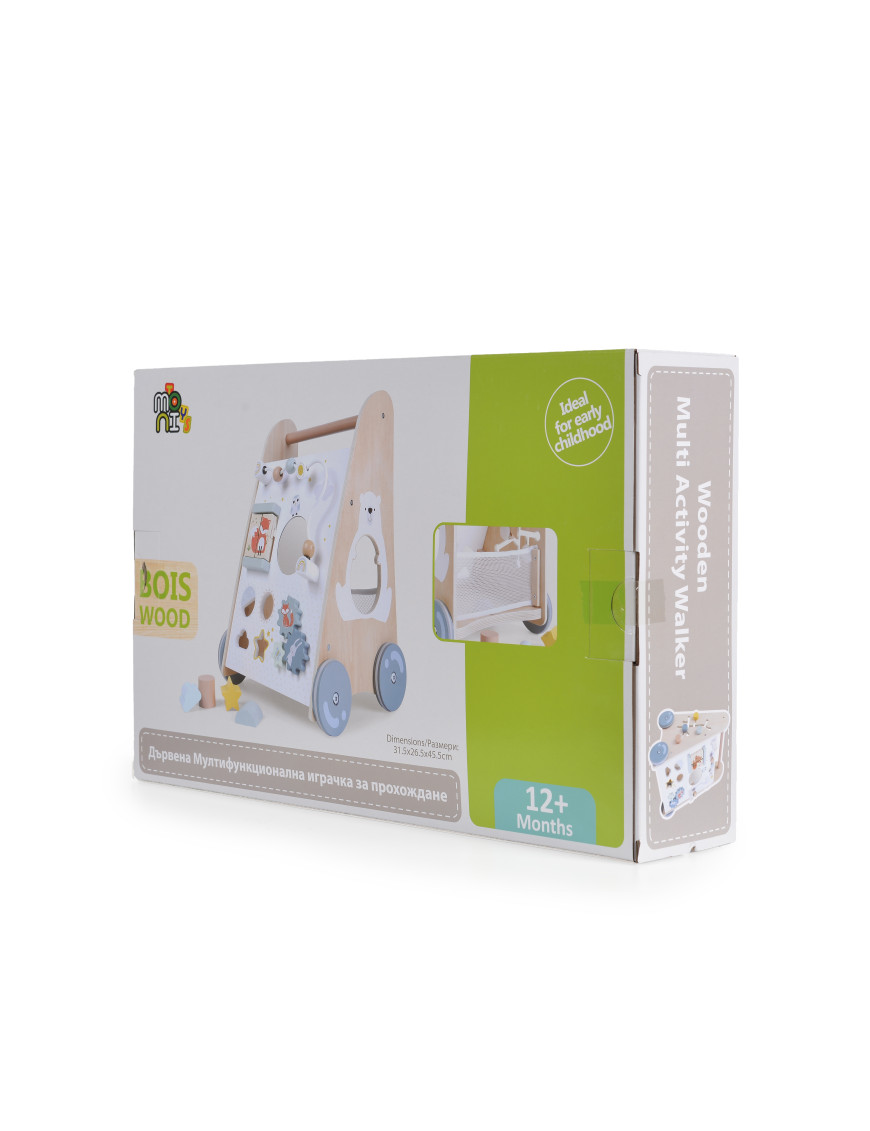 Дървена играчка за прохождане 2145