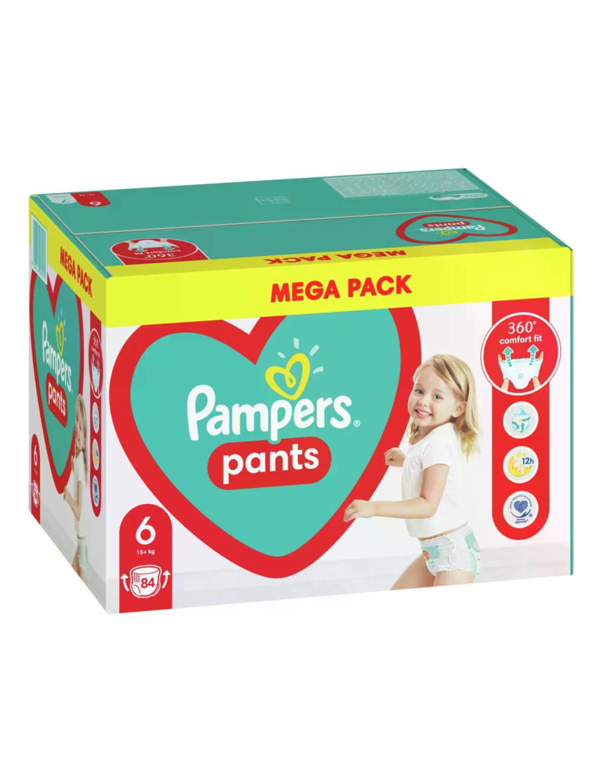 PAMPERS Pants MB, гащички, S6, 84бр.