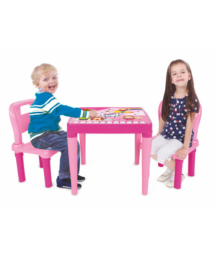 Маса с 2 столчета 03414 розов