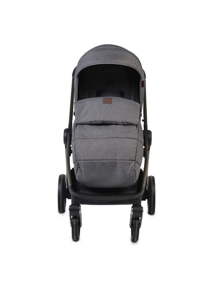 Комбинирана детска количка Macan 2в1 сив