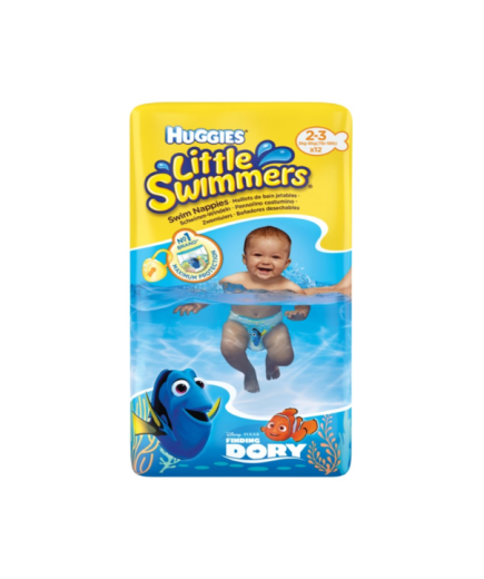 Huggies Бебешки пелени бански Little Swimmers 2-3, 3-8кг, 12 бр.