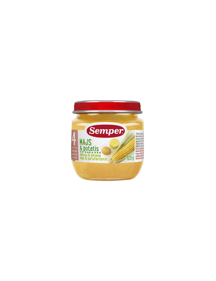 Semper 9531 Пюре Царевица с картофи 4м 125 гр