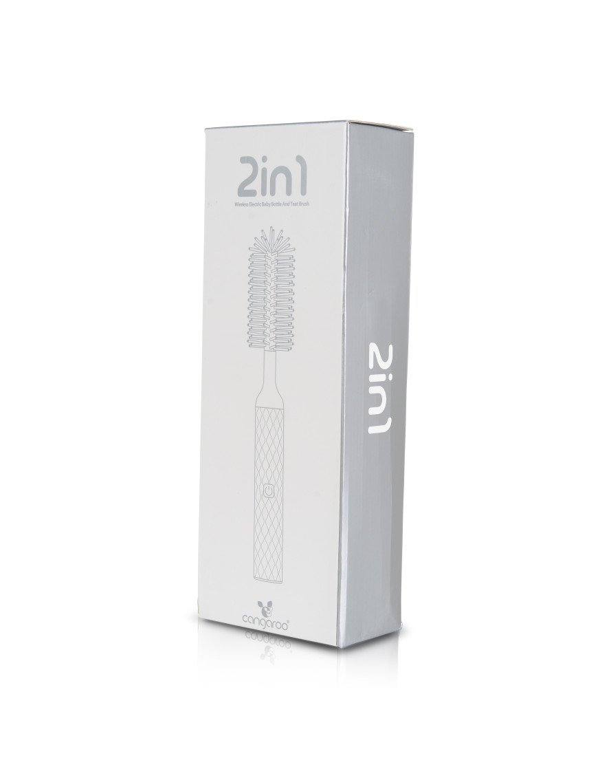 Електрическа четка за шишета 2в1 розов