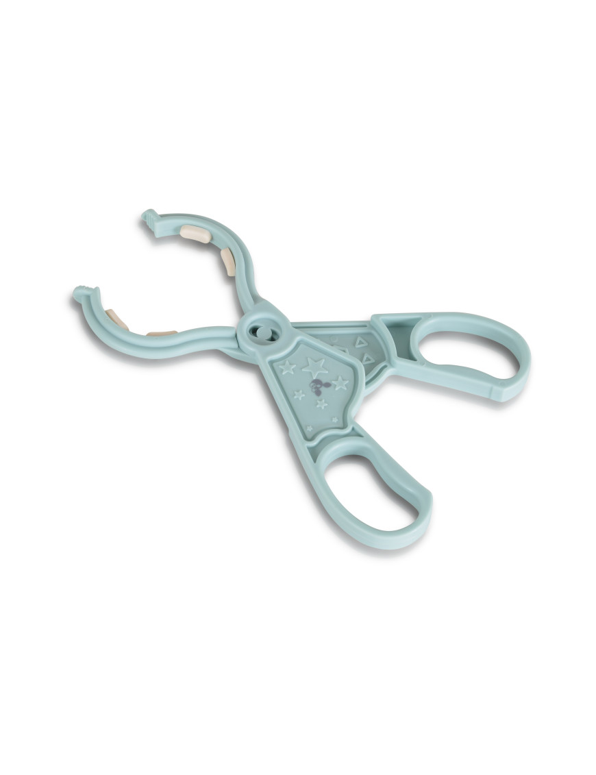 К-кт четки и щипки за бебешки шишета син