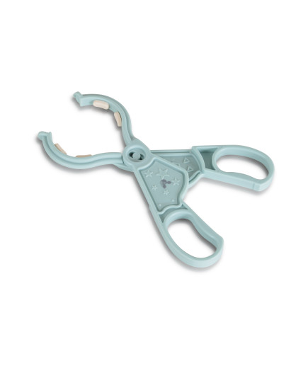 К-кт четки и щипки за бебешки шишета син