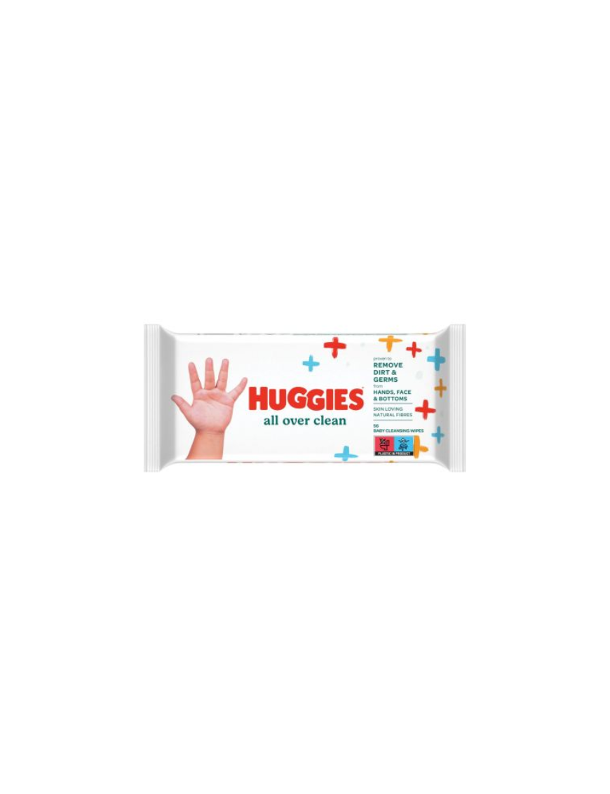 Мокри кърпи Huggies All Over Clean 56бр