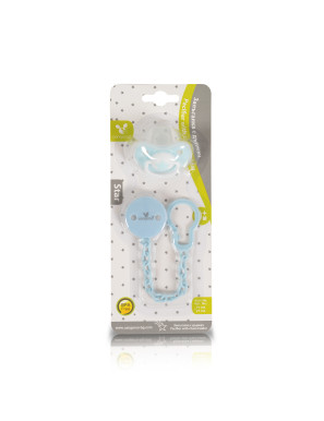 Залъгалка с държач Star син