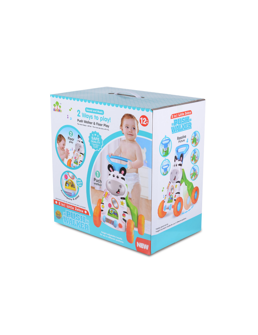 Играчка за прохождане 2в1 Little Zebra 83007