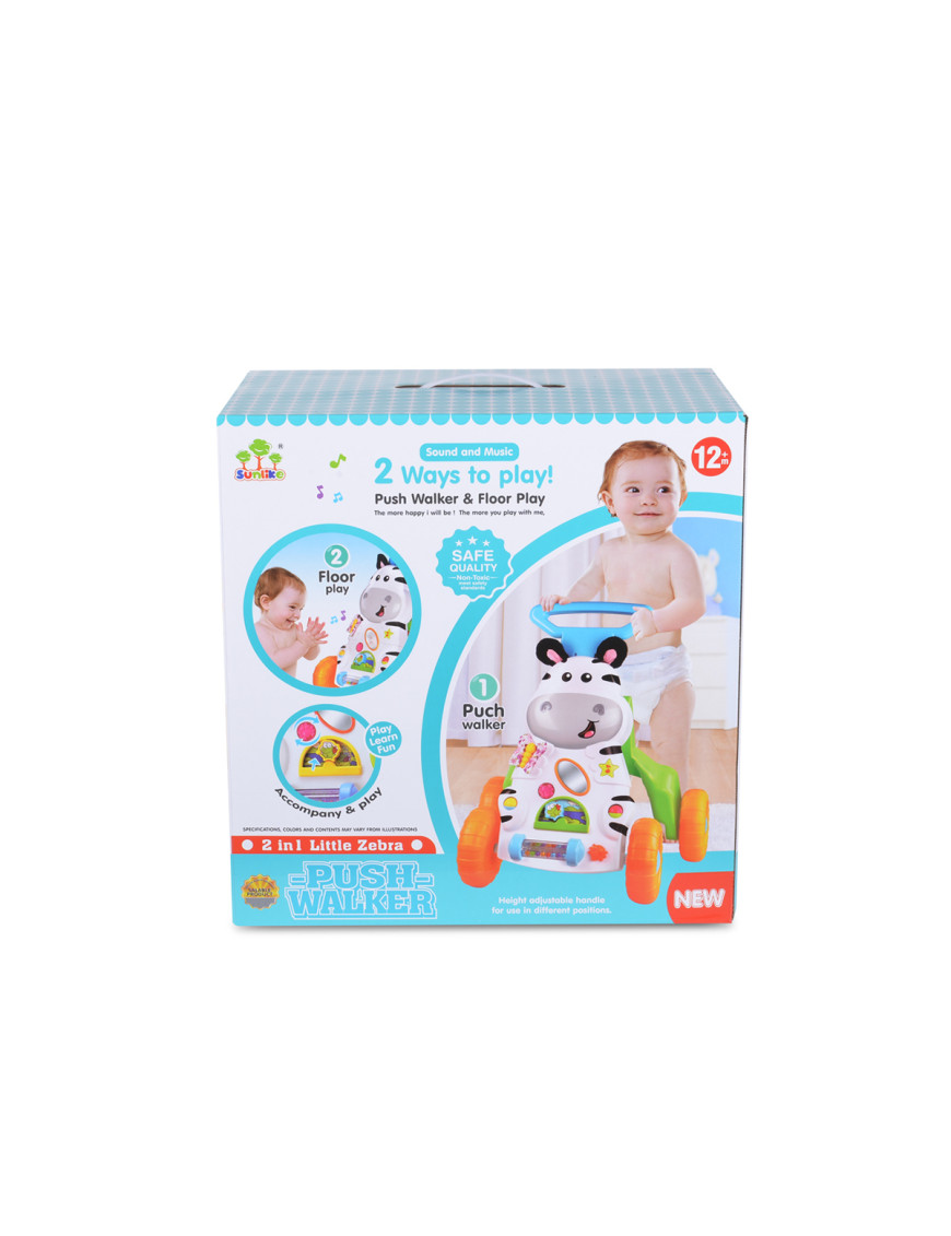 Играчка за прохождане 2в1 Little Zebra 83007