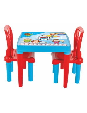 Маса с 2 столчета 03414 син