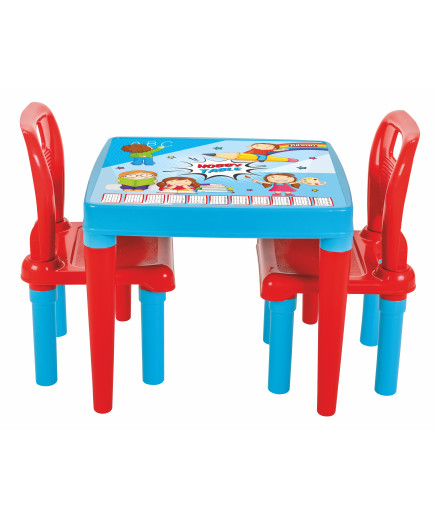 Маса с 2 столчета 03414 син