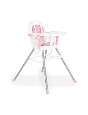 Детски стол за хранене Amaretti 3в1 розов 2