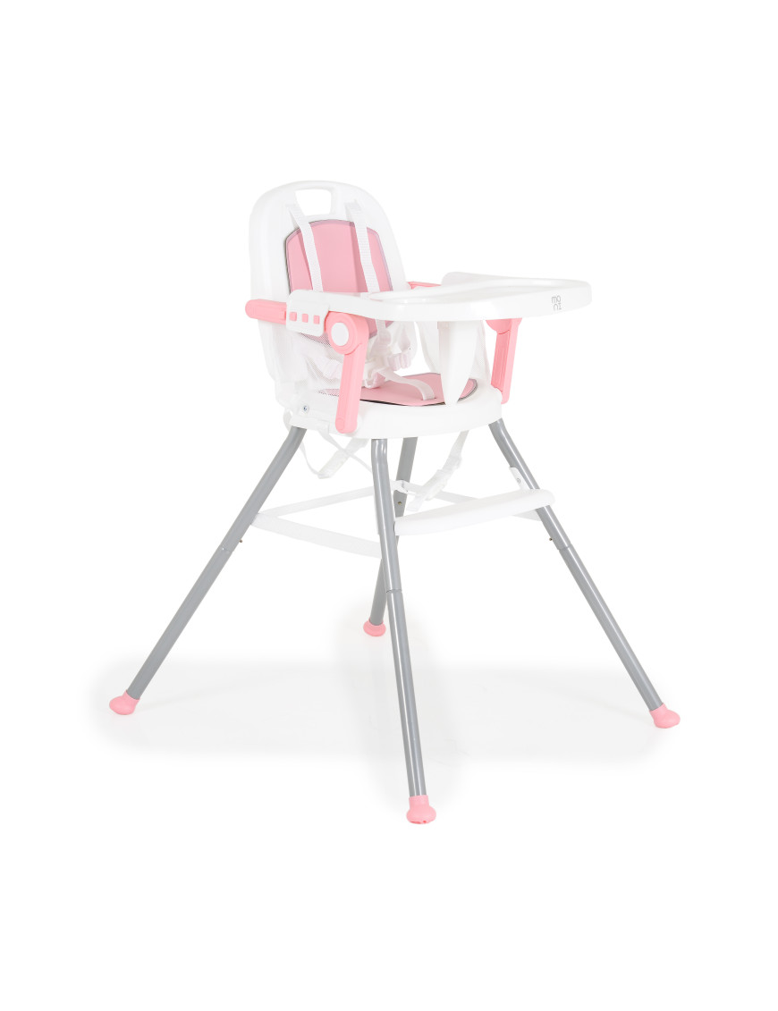 Детски стол за хранене Amaretti 3в1 розов