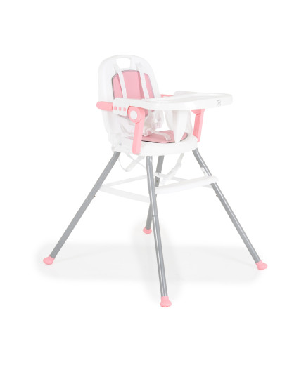 Детски стол за хранене Amaretti 3в1 розов