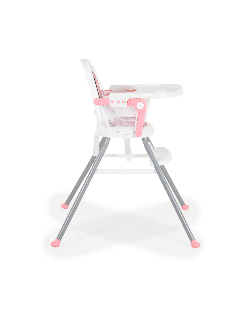 Детски стол за хранене Amaretti 3в1 розов