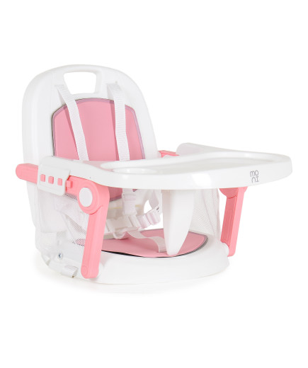 Детски стол за хранене Amaretti 3в1 розов