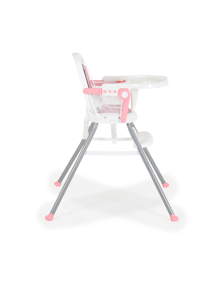 Детски стол за хранене Amaretti 3в1 розов