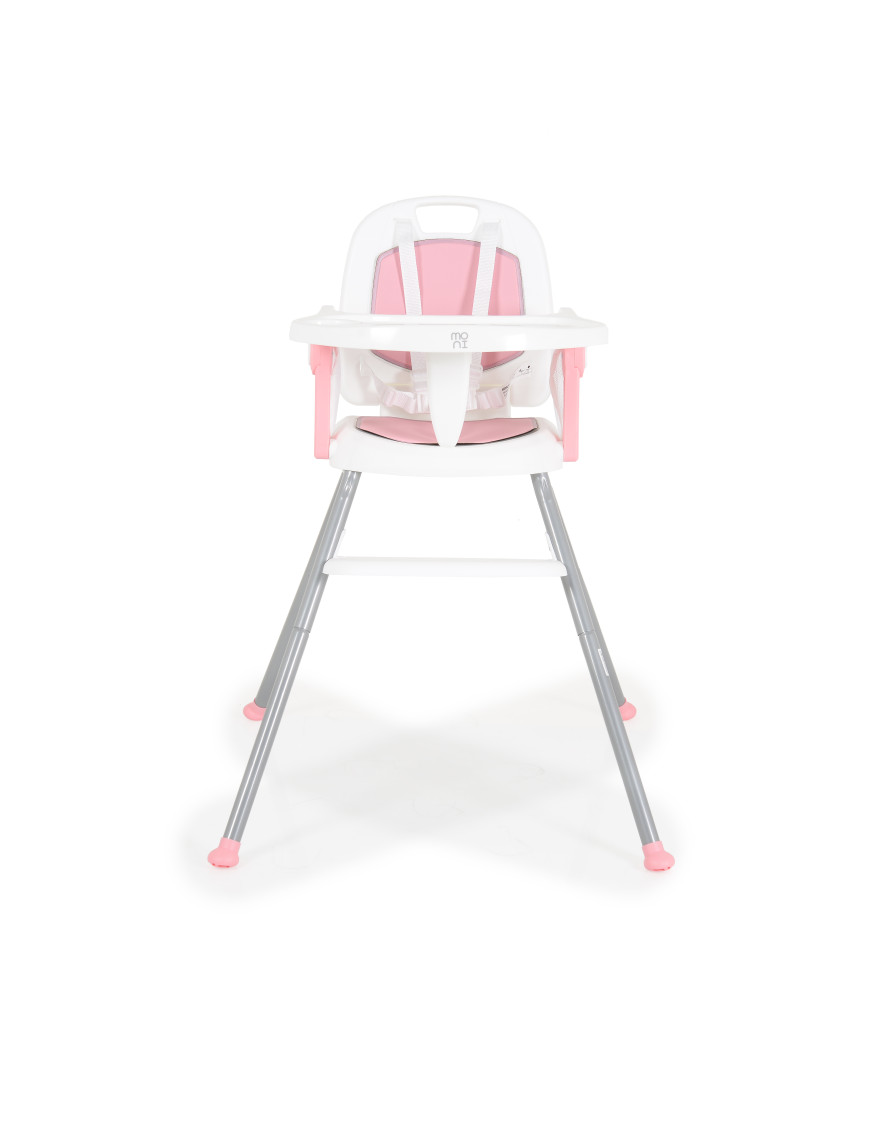 Детски стол за хранене Amaretti 3в1 розов