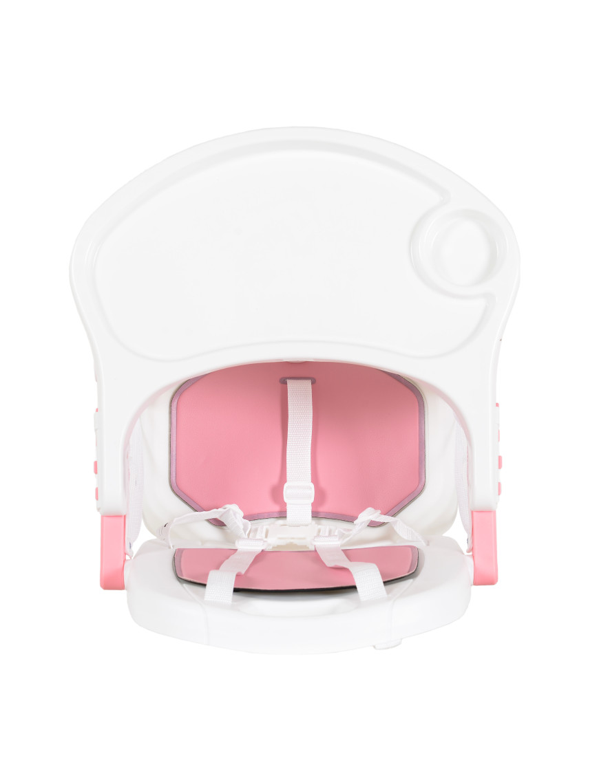 Детски стол за хранене Amaretti 3в1 розов