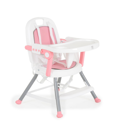 Детски стол за хранене Amaretti 3в1 розов