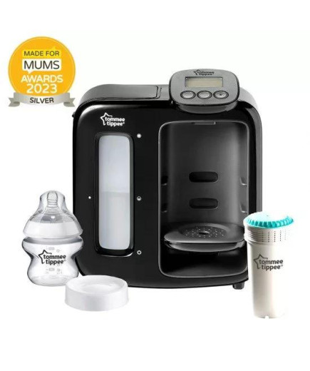 Уред за приготвяне на адаптирано мляко Tommee Tippee Perfect Prep Day & Night с дигитален дисплей и мека нощна светлина, включен
