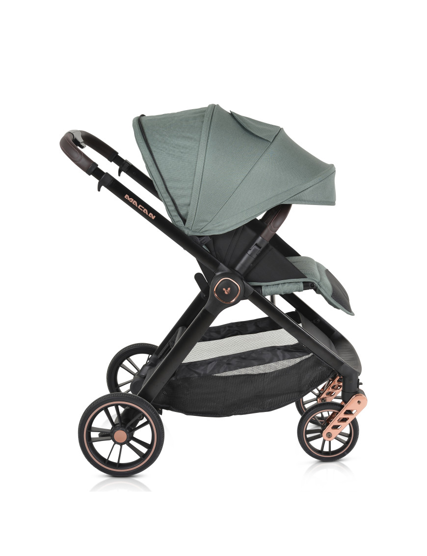 Комбинирана детска количка Macan 2в1 зелен