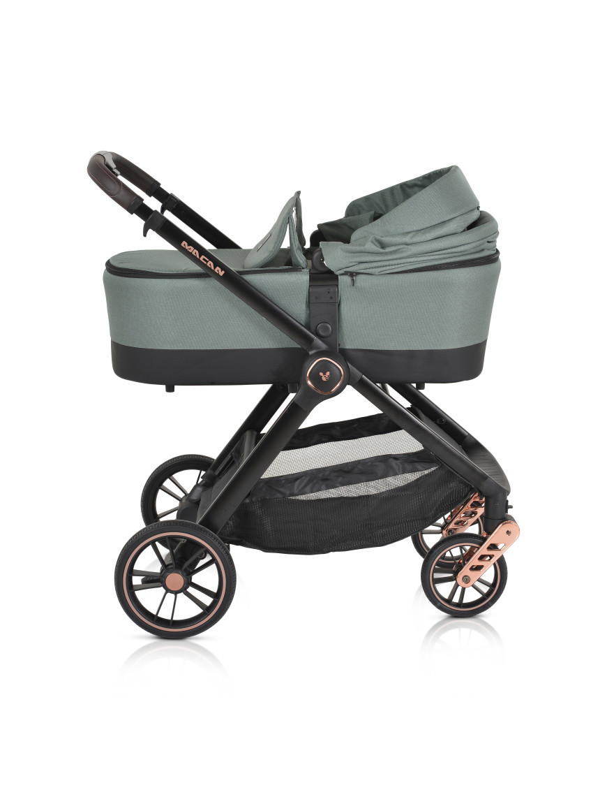 Комбинирана детска количка Macan 2в1 зелен