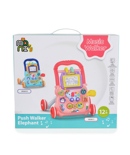 Играчка за прохождане Elephant HE0810 син