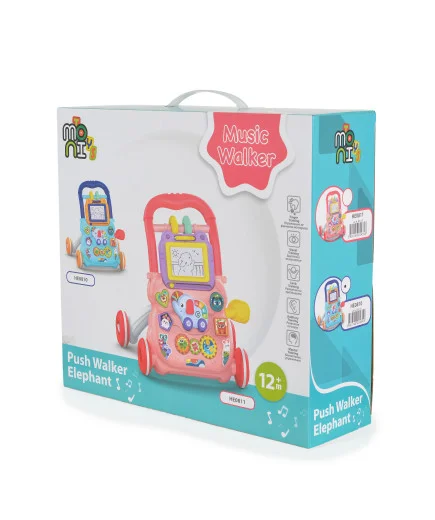Играчка за прохождане Elephant HE0811 розов