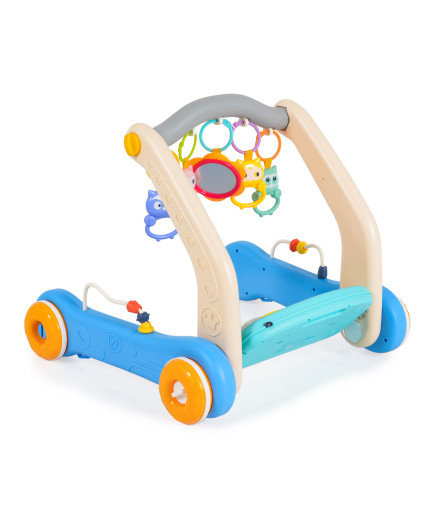 Играчка за прохождане 2в1 Piano blue HE0637