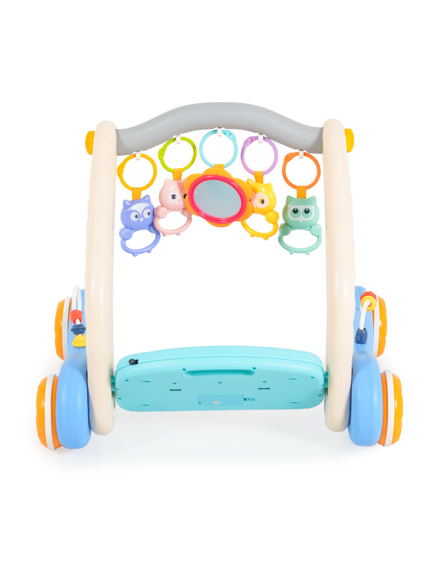 Играчка за прохождане 2в1 Piano blue HE0637