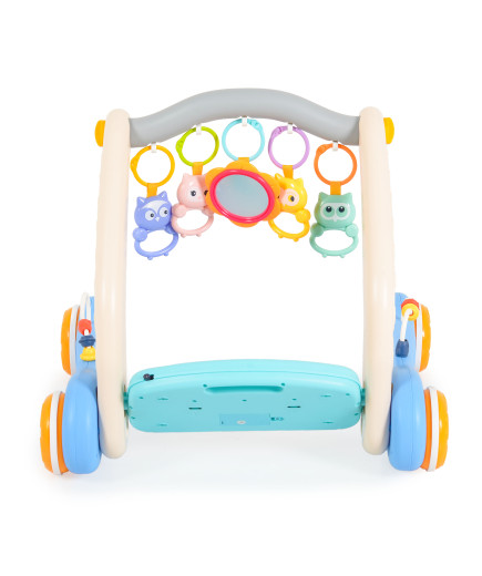 Играчка за прохождане 2в1 Piano blue HE0637