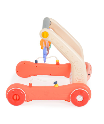 Играчка за прохождане 2в1 Piano pink HE0638