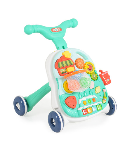 Играчка за прохождане 2в1 Basket син