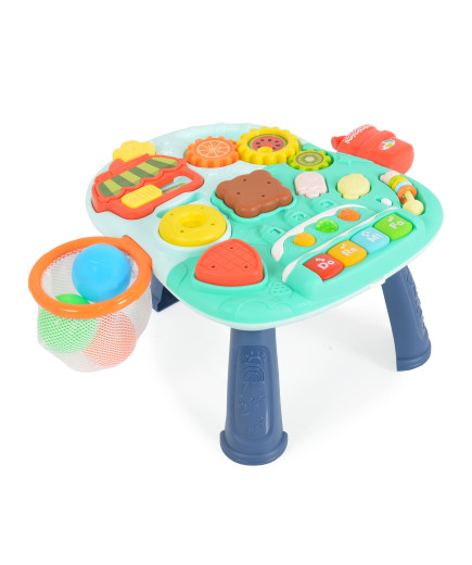 Играчка за прохождане 2в1 Basket син