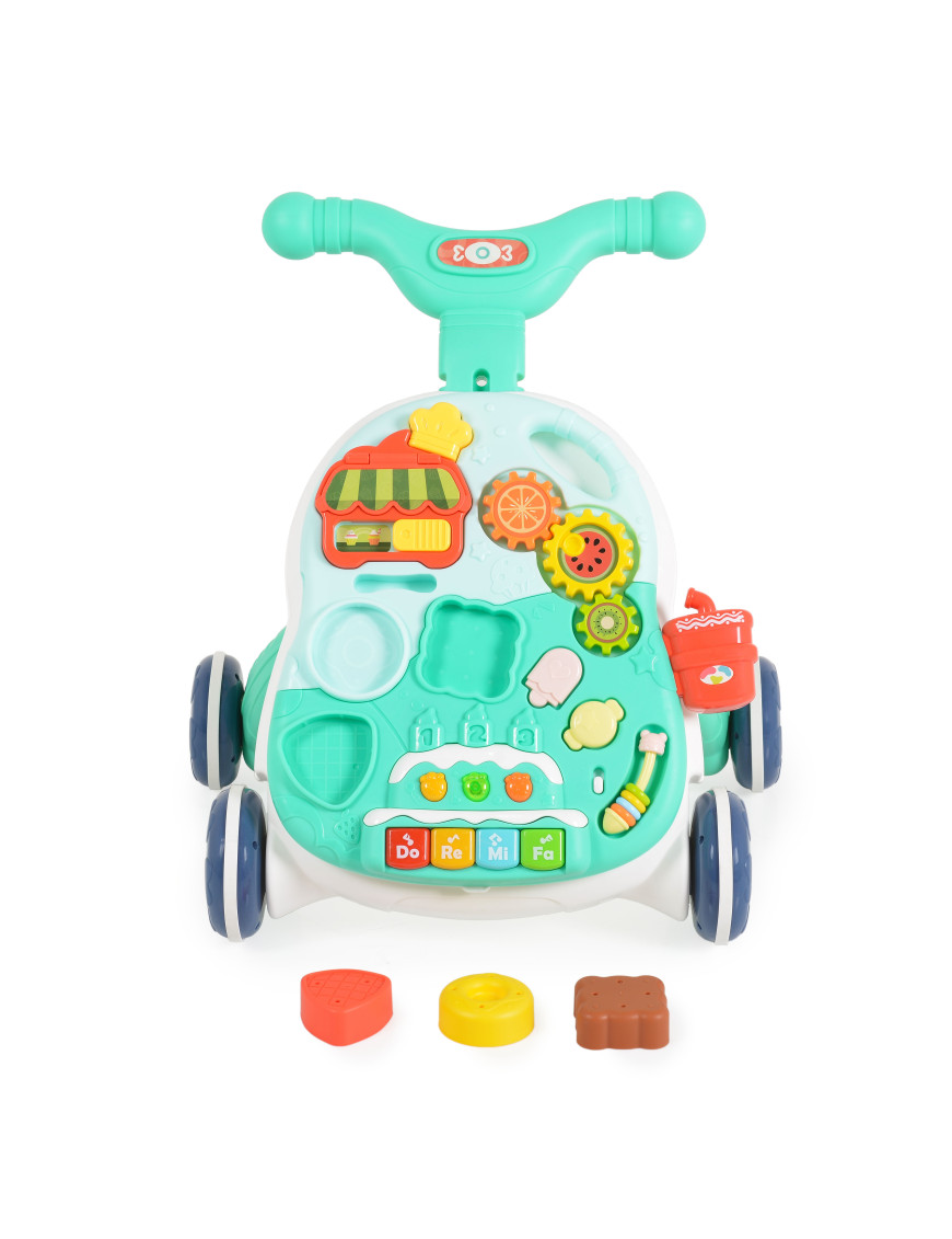 Играчка за прохождане 2в1 Basket син