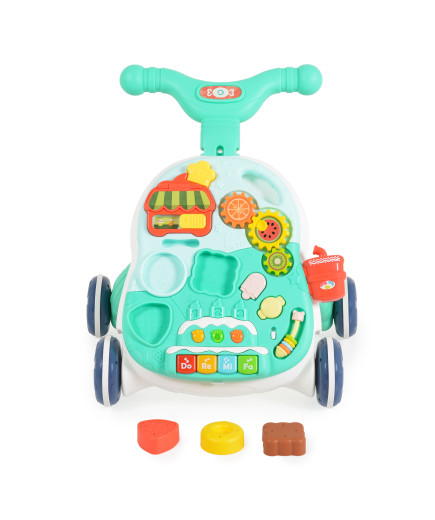 Играчка за прохождане 2в1 Basket син