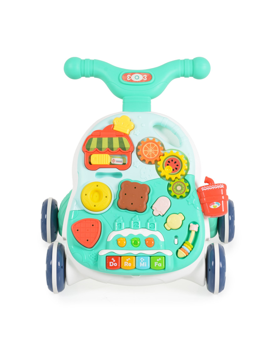 Играчка за прохождане 2в1 Basket син