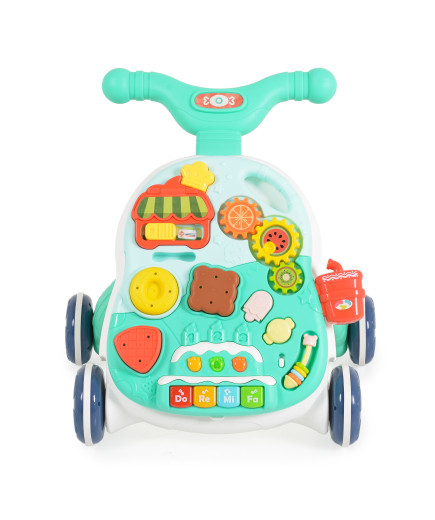 Играчка за прохождане 2в1 Basket син