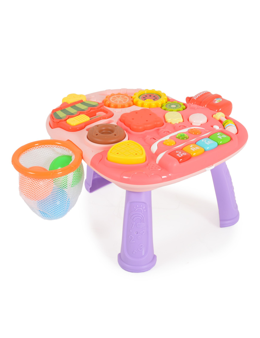 Играчка за прохождане 2в1 Basket розов