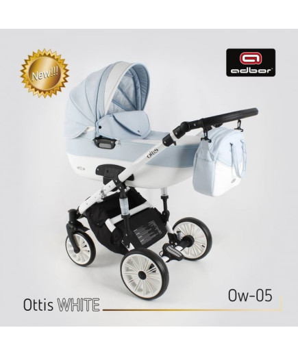 Adbor-Бебешка количка 3в1 Zarra White цвят:34