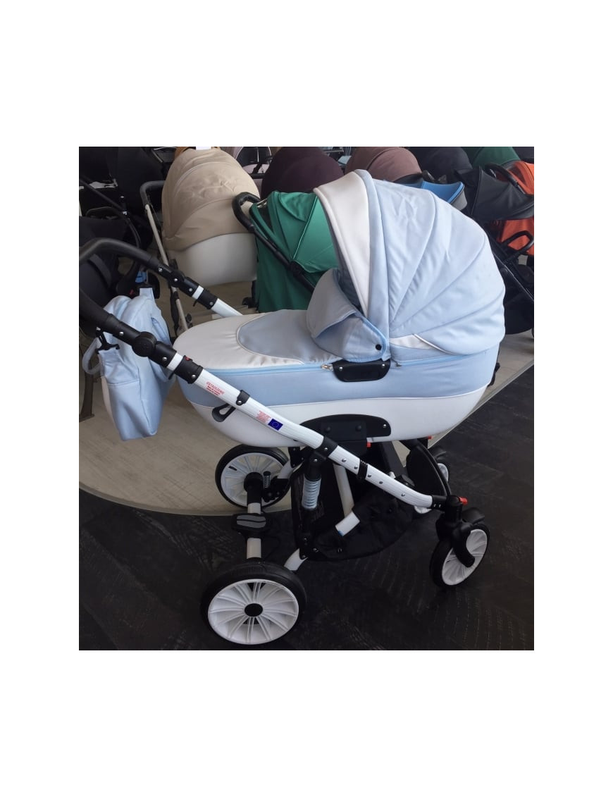 Adbor-Бебешка количка 3в1 Zarra White цвят:34