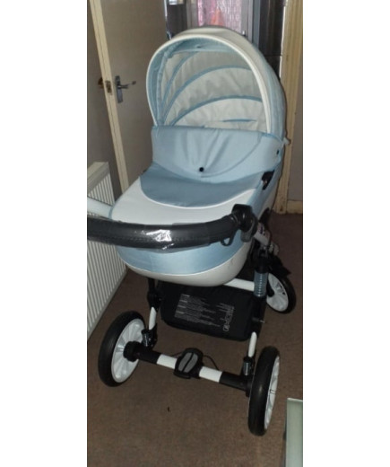 Adbor-Бебешка количка 3в1 Zarra White цвят:34